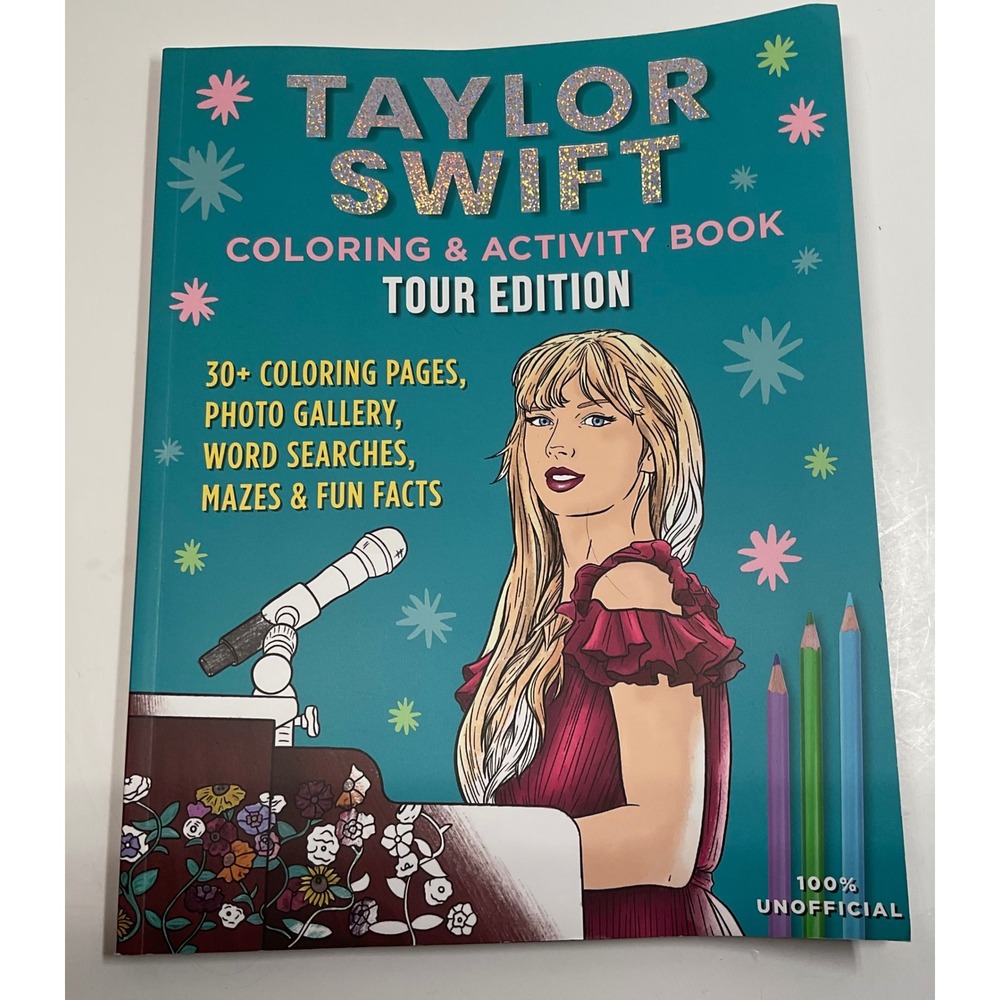 Taylor Swift Coloring & Activity Book Tour Edition Eras Tour Thunder Bay Press